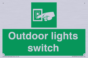Outdoor lights switch